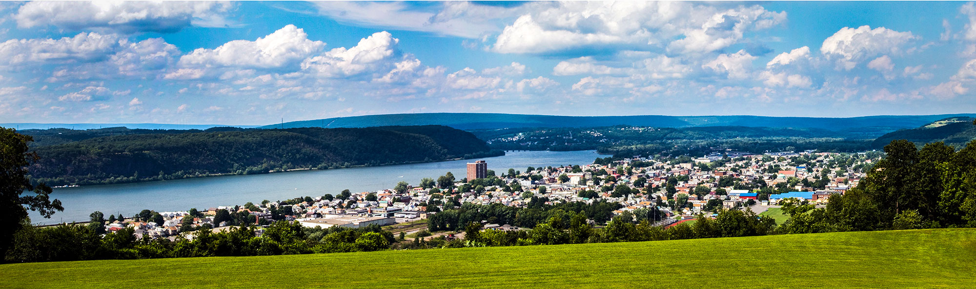 hero image overlooking Sunbury PA